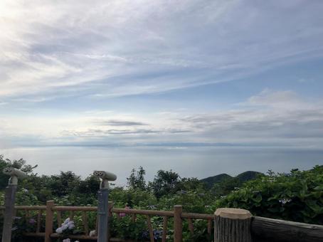 彌彥山的風景, JPG 彌彥山的風景, याहिको पर्वत, पहाड़, समुद्र, JPG