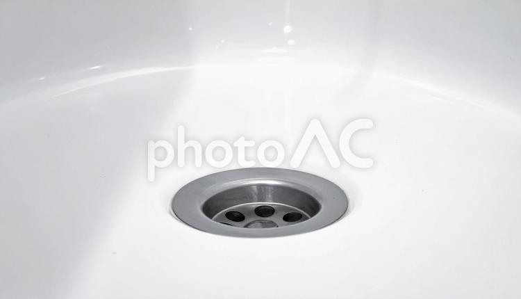 浴室排水口 排水,排水口,排水溝の写真素材