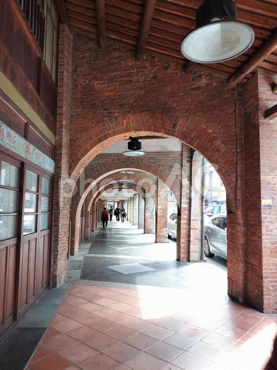 台北 剝皮寮歴史街区周辺 剝皮寮歴史街区,台北,台湾の写真素材