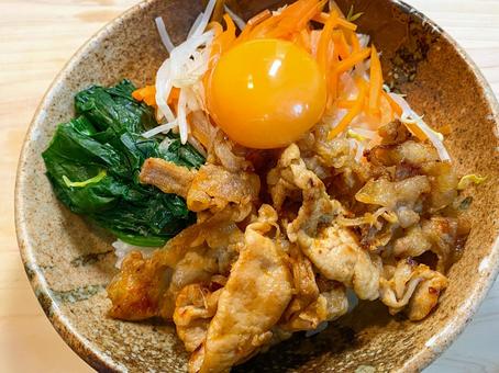 手作りビビンバ ビビンバ,手作り,コチュジャンの写真素材