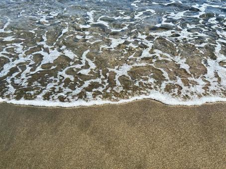 海辺　海水　砂浜 海,海辺,自然の写真素材