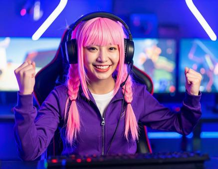 コスプレゲーマー勝利!ツインテピンクさん コスプレゲーマー勝利!ツインテピンクさんの写真