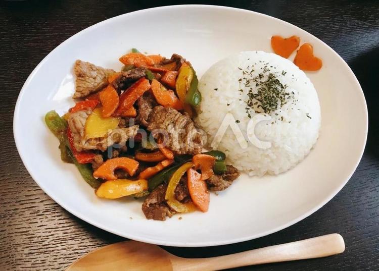 カフェ風ごはん ワンプレート,おしゃれ,カフェの写真素材