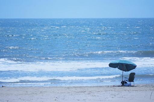 海風の中に... 海風,潮風,水平線の写真素材