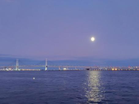 ベイブリッジ 横浜,横浜の海,横浜の観光地の写真素材
