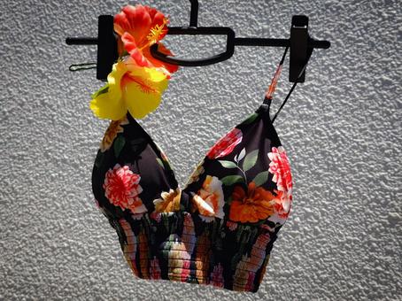 水着のトップス2 水着のトップス2 水着,ホルターネック,トップスの写真素材