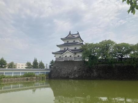 新発田城 新発田城 新発田城,新潟市,城の写真素材