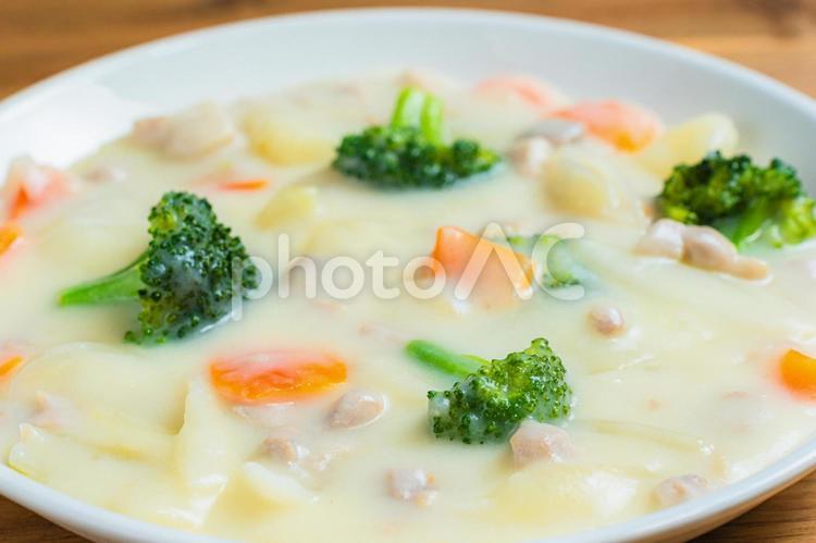 具だくさんクリームシチュー クリームシチュー,ホワイトソース,シチューの写真素材