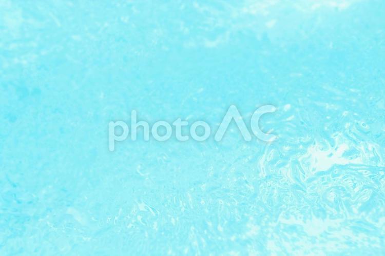 水色の水面風のCG背景 夏,青,水面の写真素材