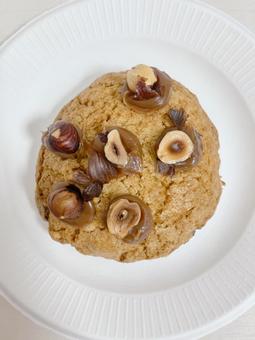 Photo, caramel, nuts, food, 