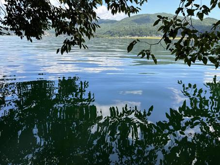 SUP 木崎湖 長野県大町市 SUP 木崎湖 長野県大町市 sup,木崎湖,長野県の写真素材