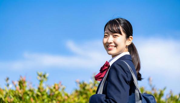 女子学生 女子学生の写真