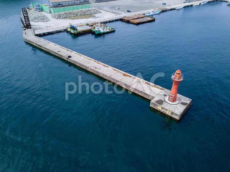 港 防波堤,港,海の写真素材