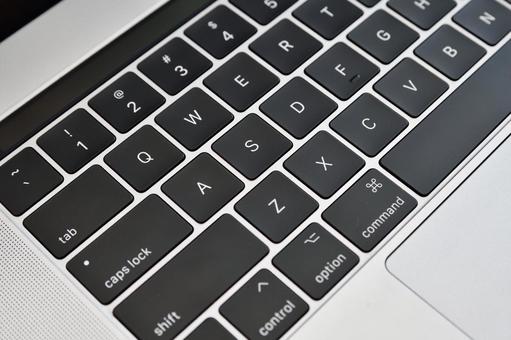 Photo, laptop, keyboard, alphabet, 