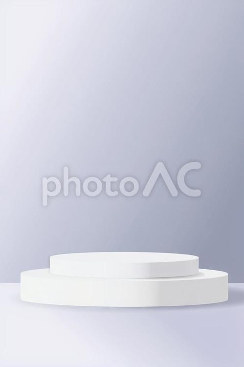 台座　グレー　縦型 台座,台,表彰台の写真素材
