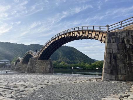 山口・岩国の錦帯橋 山口・岩国の錦帯橋 錦帯橋,岩国,山口県の写真素材