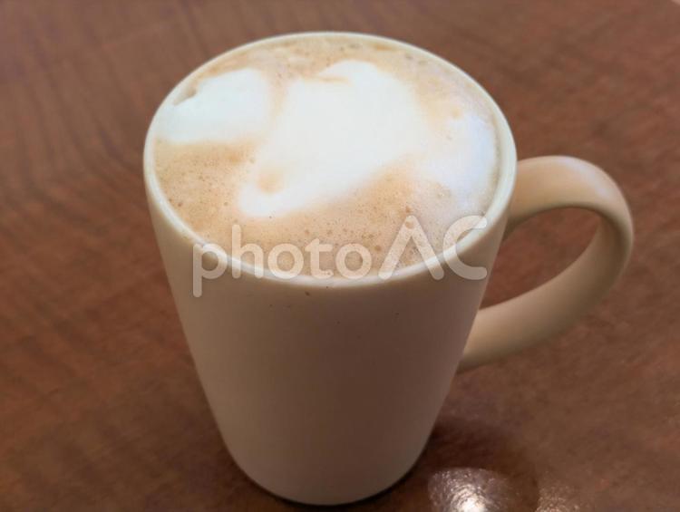 町田市中町のファミレスのカフェラッテ ファミレス,ファミリーレストラン,外食の写真素材
