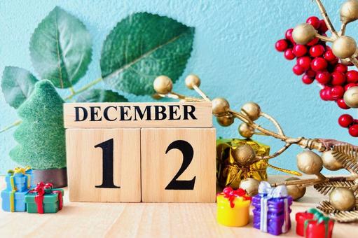 12月のイメージ素材 12月,予定,カレンダーの写真素材