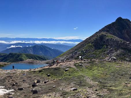 白山 お池めぐり 白山 お池めぐり 白山,景色,風景の写真素材