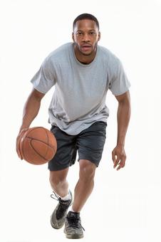 男性バスケットボール選手 男性バスケットボール選手の写真