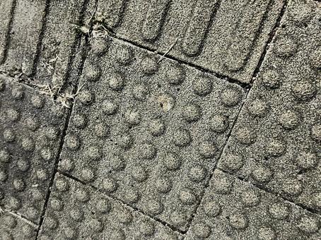 点字ブロック 歩道,視覚障害,ブロックの写真素材