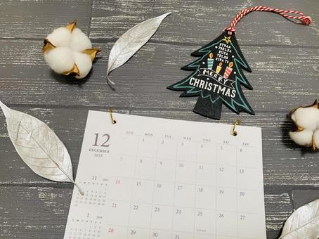 12月カレンダー 12月,12月カレンダー,カレンダーの写真素材