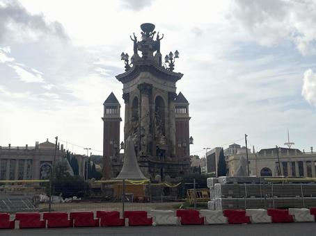 スペイン広場のモニュメント(バルセロナ) スペイン広場のモニュメント(バルセロナ) バルセロナ,スペイン,スペイン広場の写真素材