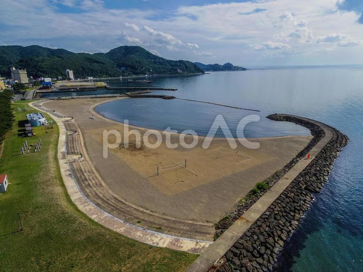 【青森県】サンセットビーチあさむし サンセットビーチあさむし,浅虫温泉,青森市の写真素材