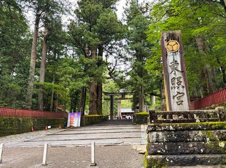 日光東照宮 日光東照宮 日光,東照宮,参道の写真素材