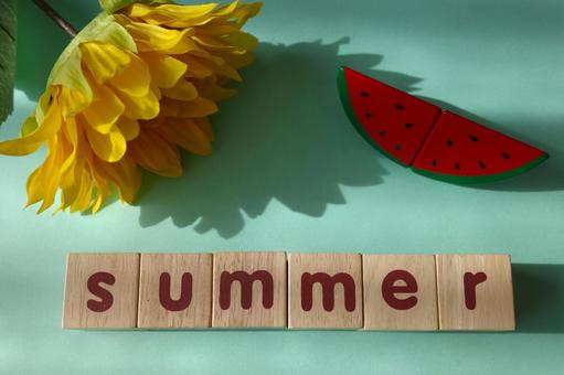 Photo, summer, image, block, 