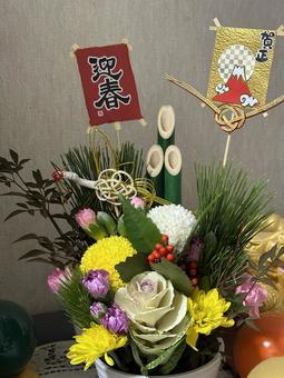 正月花 正月花 正月,1月,めでたいの写真素材