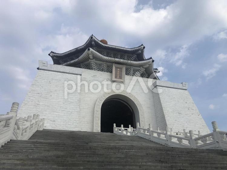 中正紀念堂　階段 台湾,台北,taiwanの写真素材