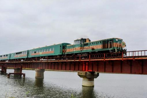 釧路湿原ノロッコ号 釧路湿原ノロッコ号 鉄道,撮り鉄,列車の写真素材