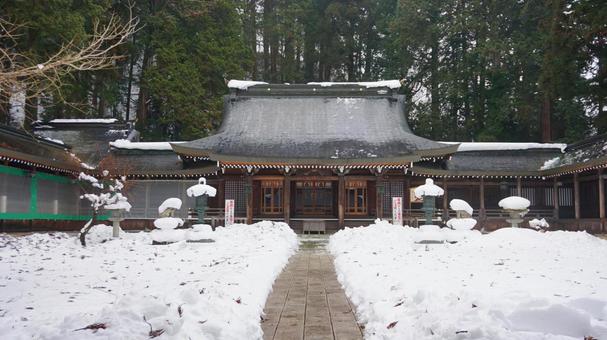 Photo, gifu prefecture, takayama city, a shrine, 