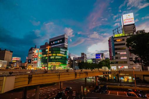 【宮城】仙台駅周辺の街並み 【宮城】仙台駅周辺の街並み 仙台駅,仙台,宮城の写真素材