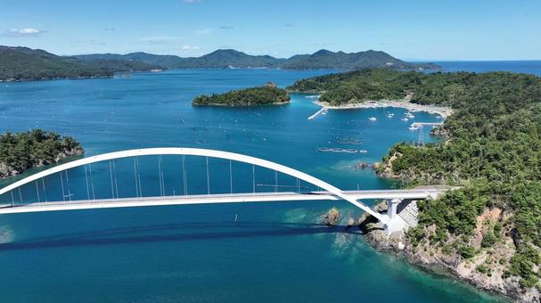 出島大橋 出島大橋 出島大橋,女川,大橋の写真素材