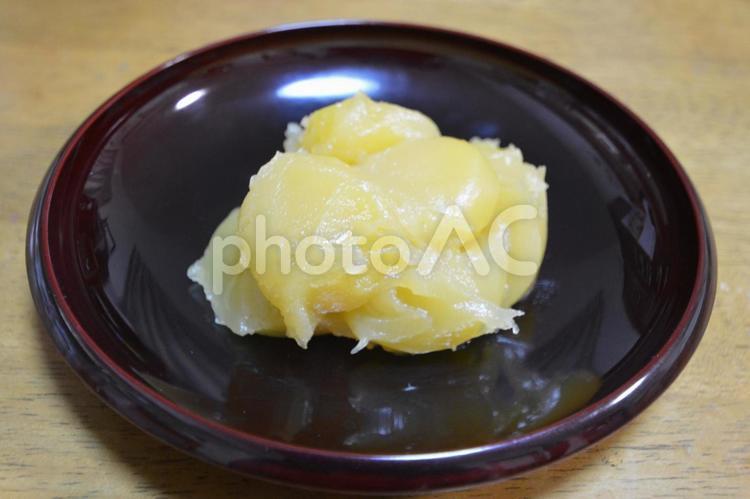 お正月の栗きんとん 栗きんとん,きんとん,栗の写真素材