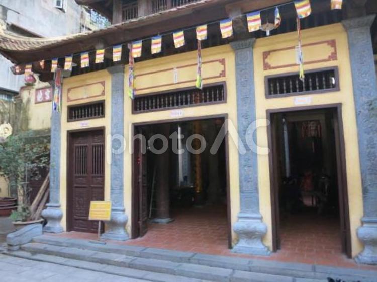 ベトナム　ハノイの中華寺院　2 ベトナム,ハノイ,アジアの写真素材