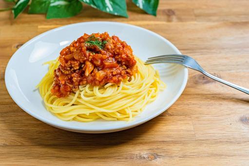 ミートソースパスタ ミートソースパスタ ボロネーゼ,ミートソースパスタ,スパゲッティの写真素材