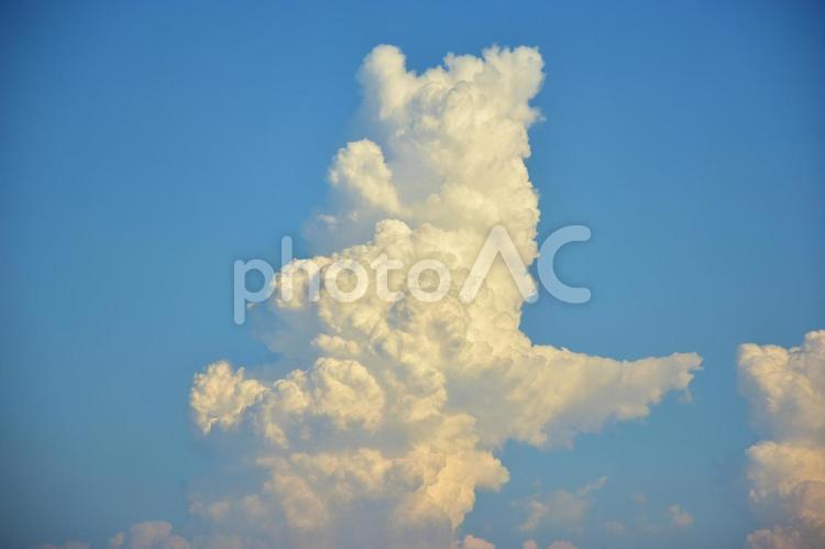 入道雲と青空 空,晴天,風景の写真素材