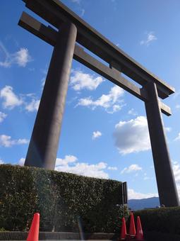 三輪神社 大鳥居 三輪神社 大鳥居の写真