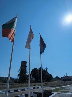 ブルガリア国旗の写真