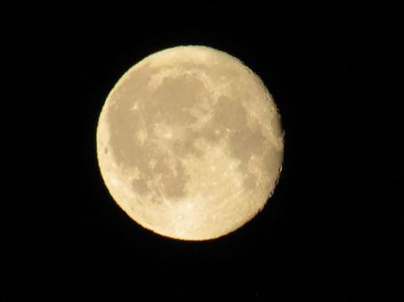 月灯り 月,スーパームーン,惑星の写真素材