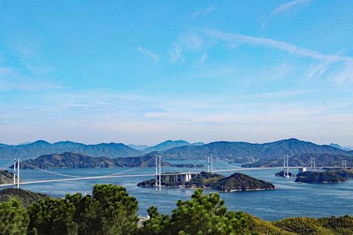 来島海峡大橋zoom7 今治から 来島海峡大橋zoom7 今治から 来島海峡,来島海峡大橋,しまなみ海道の写真素材