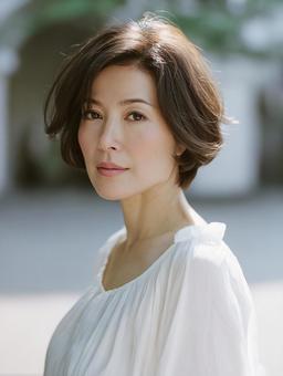 エレガントな40代日本人女性 エレガントな40代日本人女性の写真