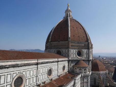 サンタ マリア デル フィオーレ大聖堂 イタリア,イタリア旅行,ヨーロッパの写真素材