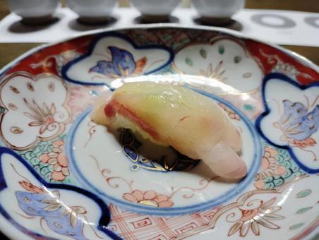 白甘鯛の握り 白甘鯛の握り 白甘鯛,握り,寿司屋の写真素材