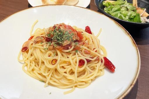 ペペロンチーノ ペペロンチーノ,スパゲッティ,スパゲティーの写真素材