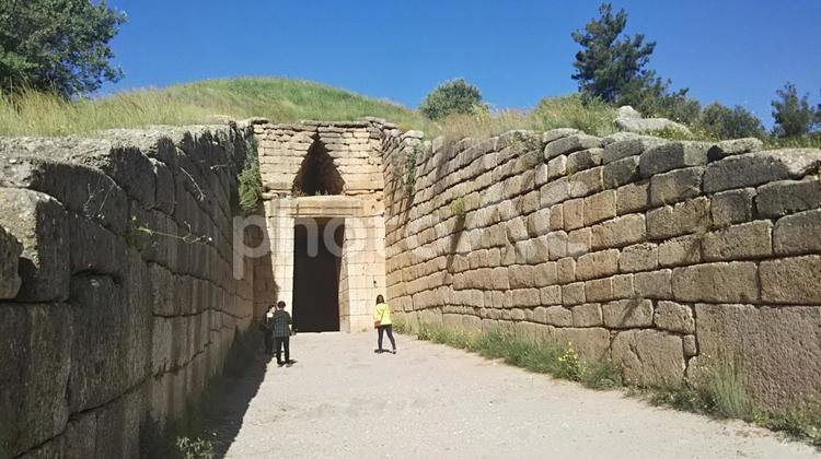 ミケーネ古代遺跡（ギリシャ） ミケーネ,ギリシャ,古代遺跡の写真素材