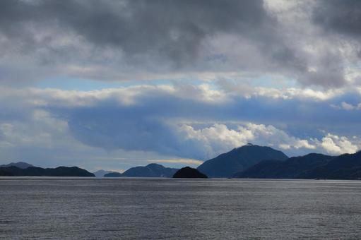 Photo, seto inland sea, okunoshima, setouchi, 